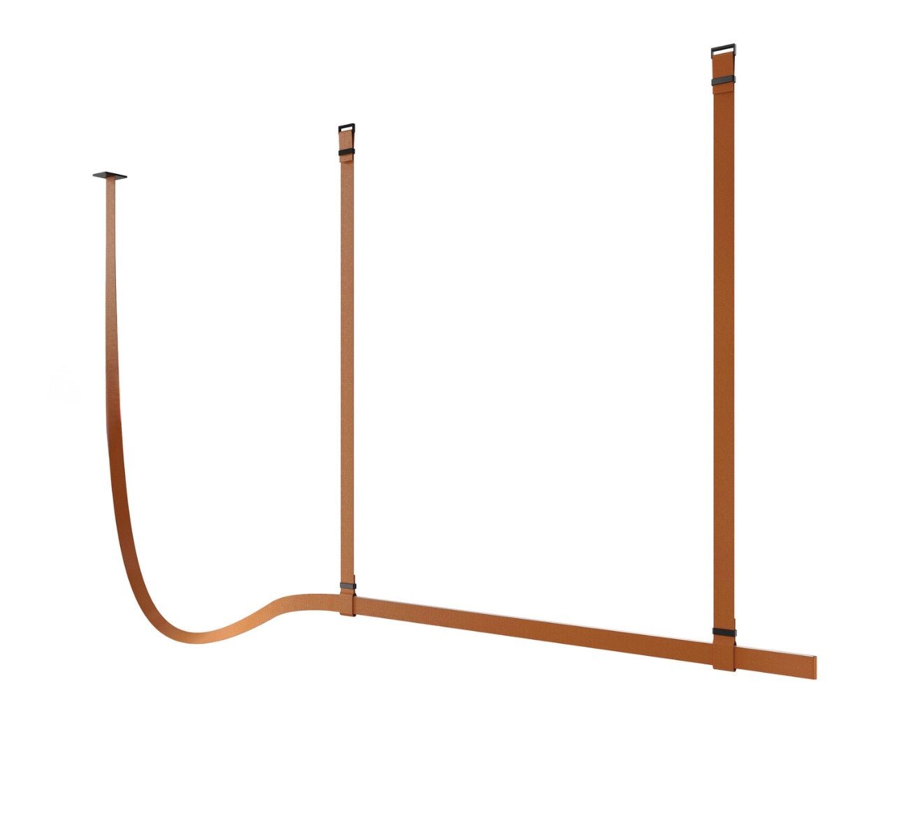 Flos Belt Fabric Copper Brown Casambi 2000mm - Architetto.Studio